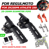 Pentru Regulmoto ZR 250 PR 250PR ZR250 PR ZR250PR Athlete 250 2022 Accesorii pentru motociclete Sujere pentru picioare din fata Suporturi Suporturi pentru picioare Cleme