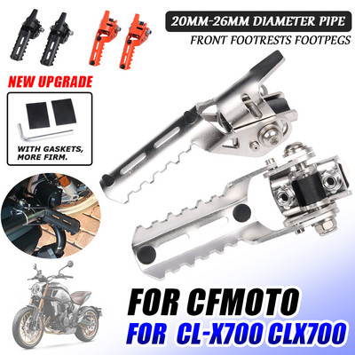 ZA CFMOTO CF CLX-700 CLX700 700CLX CL-X700 CL-X 700 Dodaci za motocikle Prednji klinovi za noge Oslonci Oslonci za noge Stezaljke za noge Jastučić