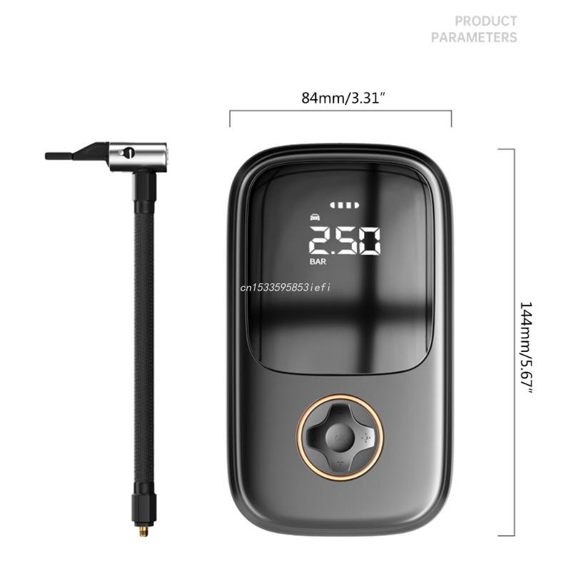 Motocicletă-Fără fără fir Pompă Compresor De Aer Pompă Anvelope Auto Inflator Electric-Compact CF