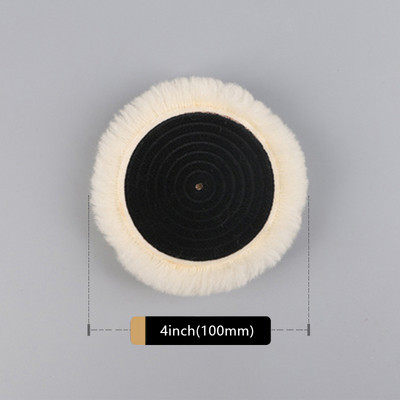 Tampă de lustruit din lână pentru mașină de lustruit Ceruit, lustruit, lustruit, pentru îngrijirea vopselei auto, tampoane de lustruit pentru mașină de lustruit