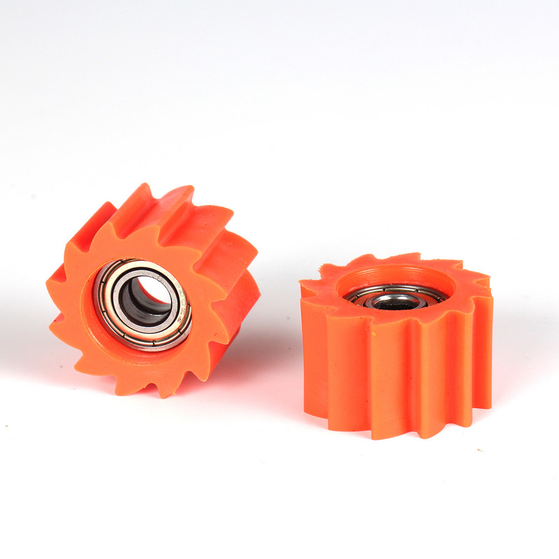 Rolă de lanț pentru motocicletă 8MM 10MM Roată de ghidare a roților de roată pentru Yamaha Honda Suzuki Kawasaki Yzf Rmz Klx Crf Dirt Bike