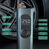 Afișaj digital inteligent Pompă de umflare montată pe vehicul cu dublă utilizare Pompă portabilă de umflare a anvelopelor de mare putere