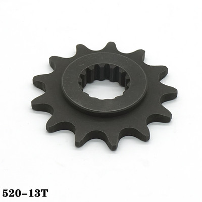 Piese pinioane mici pentru motociclete transmisie 13 dinți față 520 530 potrivite pentru lanțul motor ZONGSHEN NC450 450CC