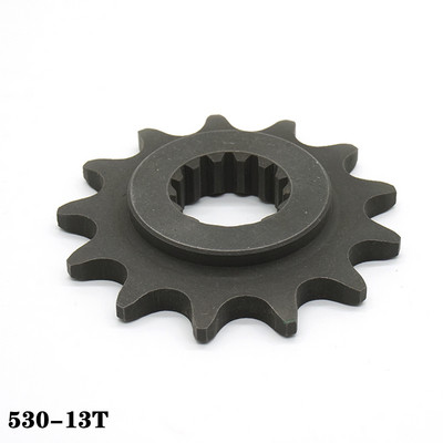 Piese pinioane mici pentru motociclete transmisie 13 dinți față 520 530 potrivite pentru lanțul motor ZONGSHEN NC450 450CC