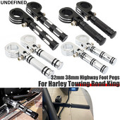 32mm 38mm Suport pentru picior pentru autostradă Motocicletă Protecție motor Suport pentru picioare pentru Harley Touring Road King Sportster 883 Softail Dyna