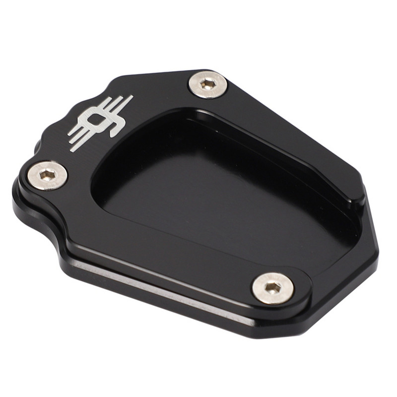 Suport pentru motociclete CNC Picior Suport lateral Extensie Pad Suport Placă Mărire Stand pentru K1600Gt K1600Gtl 2017-2019 (Negru)