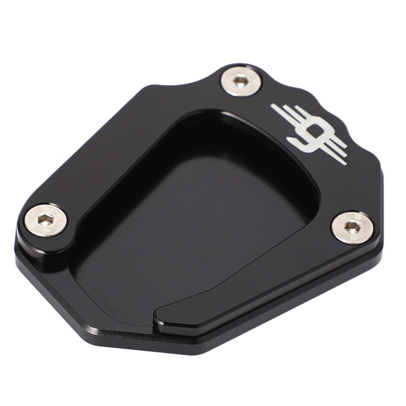 Suport pentru motociclete CNC Picior Suport lateral Extensie Pad Suport Placă Mărire Stand pentru K1600Gt K1600Gtl 2017-2019 (Negru)