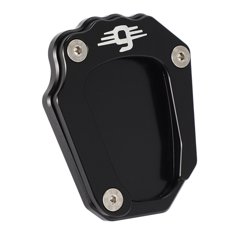 Suport pentru motociclete CNC Picior Suport lateral Extensie Pad Suport Placă Mărire Stand pentru K1600Gt K1600Gtl 2017-2019 (Negru)