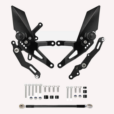 A motorkerékpár csuklós pedálrendszerének hátsó pedálja alkalmas HONDA CB650R CB 650 R 2019-2020 hátsó utas pedálhoz