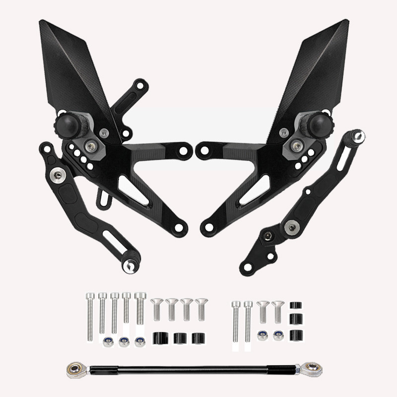 A motorkerékpár csuklós pedálrendszerének hátsó pedálja alkalmas HONDA CB650R CB 650 R 2019-2020 hátsó utas pedálhoz