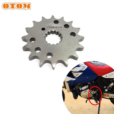 OTOM 16T motocikla mazā zobrata pārnesumkārba Fit 428 ķēdes netīrumu bedres velosipēda daļas šautriņu kluba ritenis priekš YAMAHA DT230 MT250