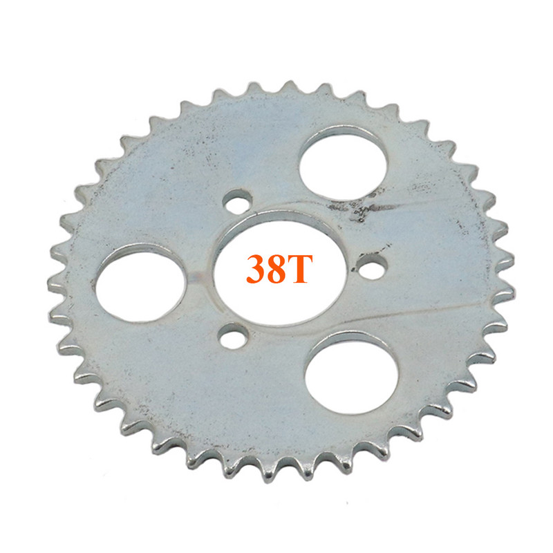 T8F-38T 44T Πίσω γρανάζι 29mm Ασημί 38 44 Δόντι για 43cc 49cc Minimoto μοτοποδήλατο δίχρονο ποδήλατο τσέπης Mini Quad ATV