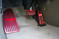 Aliuminio automobilio kojos akceleratoriaus kuro pedalo stabdžių pedalo trinkelės dangtelis, skirtas Kia Carnival 2021 2022 Priedai Automobilių stilius