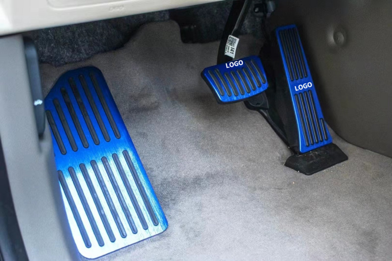 Aliuminio automobilio kojos akceleratoriaus kuro pedalo stabdžių pedalo trinkelės dangtelis, skirtas Kia Carnival 2021 2022 Priedai Automobilių stilius