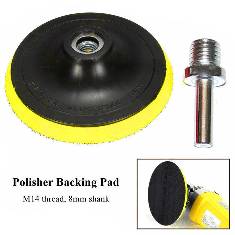 Kit de lustruire de 3/4/5/6/7 inch Pad de lustruit Biela de legătură Placă de lustruire Pad de suport Filet de foraj Suport disc Tampoane Gadget auto