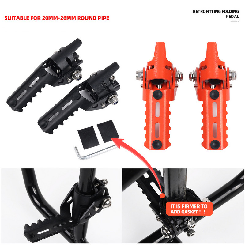 Suport pentru picioare din față pentru autostradă pentru motociclete cleme pliante pentru picioare pentru Honda CRF1000L Africa Twin CRF1100L CRF1000 CRF1100 CRF 1000 1100 L