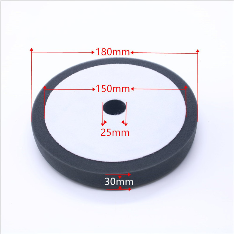 Placă de burete de 6/7 inch Tampă de lustruire grosieră și medie fină pentru lustruire pentru mașină Disc de reducere a epilarii cu ceară roată de lustruit burete roată de burete