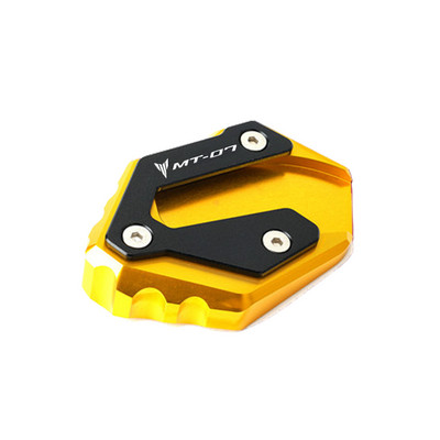 CNC motorkerékpár támasztó láb oldalsó állvány megnövelt párnatartó lemez Yamaha MT 07 MT07 MT-07 2014-2022