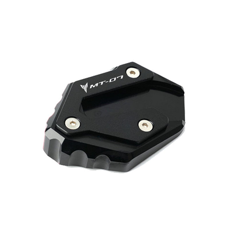 CNC motorkerékpár támasztó láb oldalsó állvány megnövelt párnatartó lemez Yamaha MT 07 MT07 MT-07 2014-2022