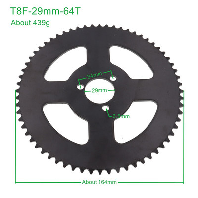 25H /T8F 26mm 68T 54T 29mm 54T 47T 78T 35mm 80T Pinion spate Mini Moto ATV Quad Dirt Pit Pocket Bike Cross 47cc 49cc