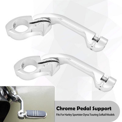 Suport pentru picior autostradă de 32 mm pentru motocicletă 1,25 inchi apărători motor cuie suport clemă pentru Harley Dyna Sportster XL Touring Softail Glide