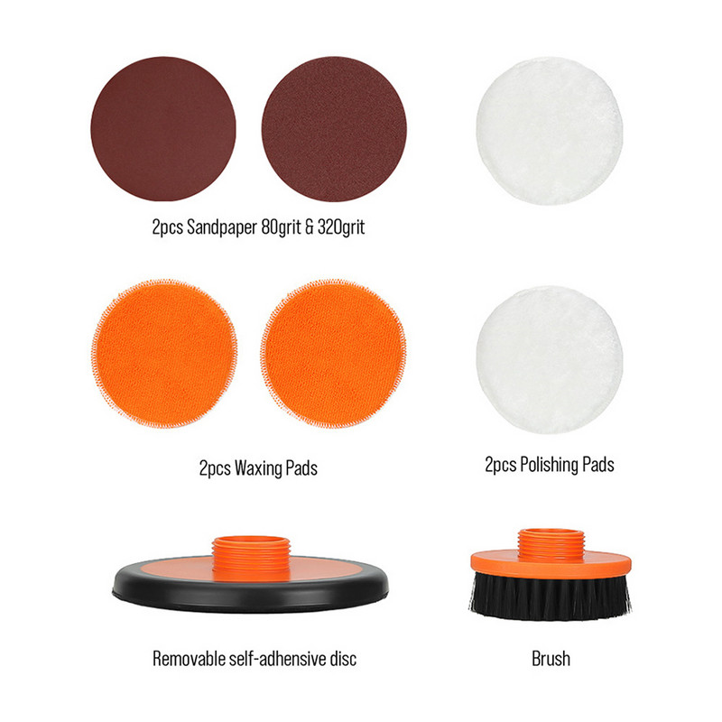 Didelio galingumo automobilių poliruoklis Daugiafunkcis belaidis elektrinis remonto įrankis Dažų poliravimas Valymo mašina Įbrėžimų taisymas