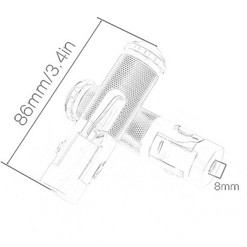 8mm Universal αναδιπλούμενο μαρσπιέ για Honda CBR150 CBR150R CBR125 CBR 2004-2010 Πτυσσόμενο υποπόδιο από αλουμίνιο Πίσω σετ Πεντάλ ποδιών