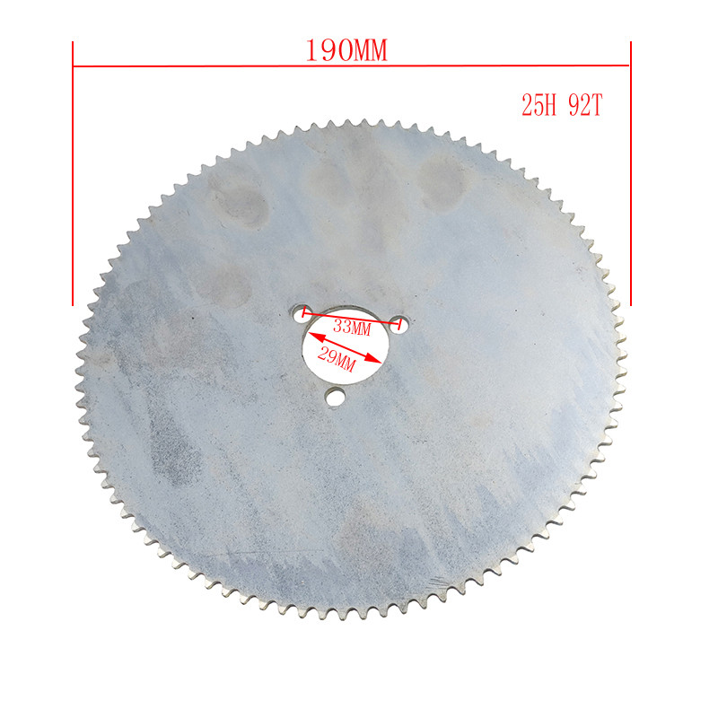 Lanț 25H 55t 65t 68t 70t 80t 92t Dinți interior 29/54/55MM Pinion spate pentru 47CC 49CC Mini Moto ATV Quad Dirt Pit Pocket Bike