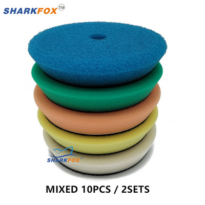 Disc de lustruit pentru mașină de 3/5/6 inci, disc de lustruit pentru mașină, burete de lustruit pentru mașină, abraziv DA, polizor, pentru depilare, unelte, accesoriu