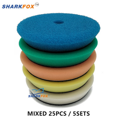 Disc de lustruit pentru mașină de 3/5/6 inci, disc de lustruit pentru mașină, burete de lustruit pentru mașină, abraziv DA, polizor, pentru depilare, unelte, accesoriu