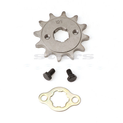 Αξεσουάρ μοτοσικλέτας ATV 520 12T Tooth 20mm ID μπροστινό γρανάζι κινητήρα