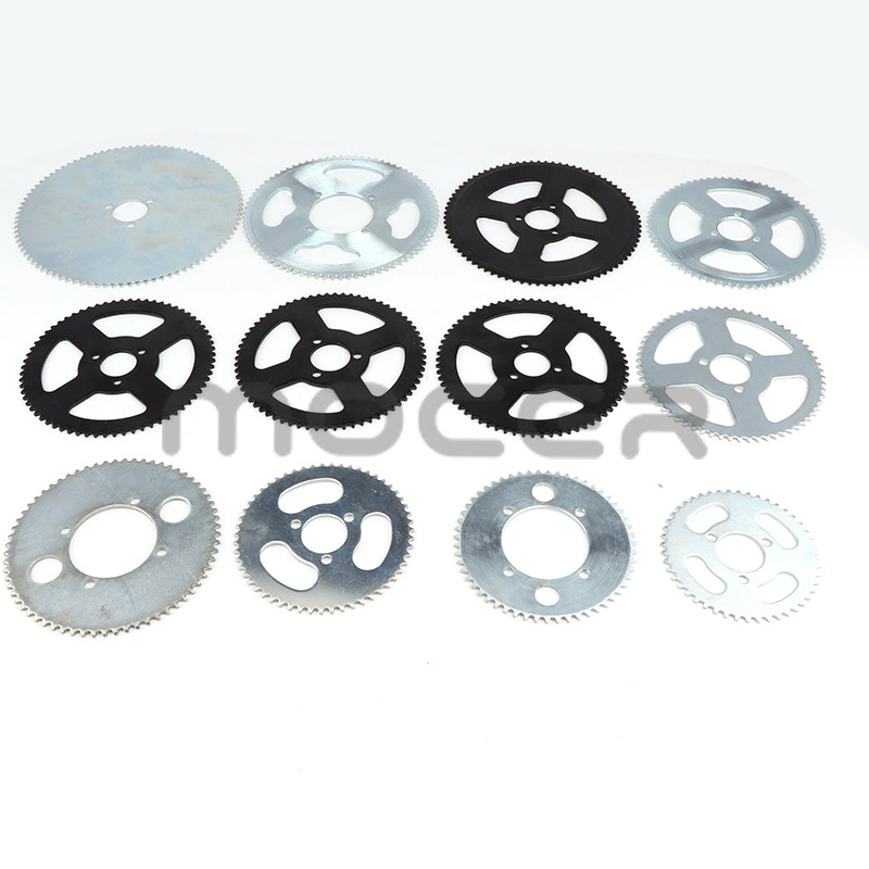 25H 47t 55t 62t 64t 65t 66t 68t 70t 72t 74t 76t 78t 80t 92t Dinți 26/29/54MM Pinion spate pentru Mini Moto ATV 47cc 49cc 2 timpi