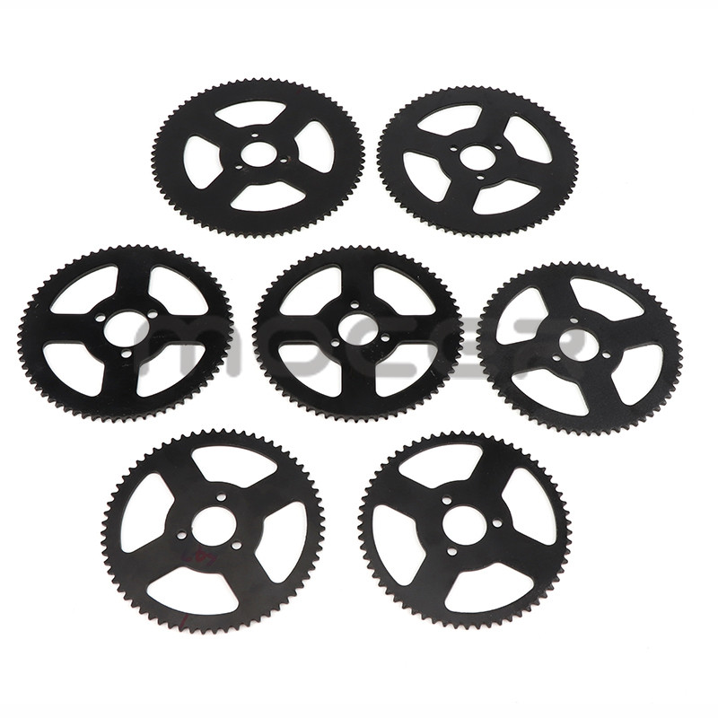 25H 47t 55t 62t 64t 65t 66t 68t 70t 72t 74t 76t 78t 80t 92t Dinți 26/29/54MM Pinion spate pentru Mini Moto ATV 47cc 49cc 2 timpi