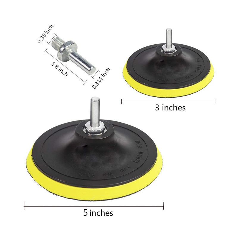 Disc de lustruit auto-adeziv, lustruire cu ceară, burete de lână, disc de lustruit pentru roți de lustruit, adaptor de foraj pentru șlefuitor auto, îndepărtează zgârieturile