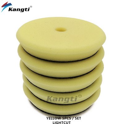 Disc de lustruit pentru mașină, 5 inch, 125 mm, tampoane de lustruit pentru polisher DA, spumă, burete auto, lână, tampoane de lustruit pentru lustruire auto