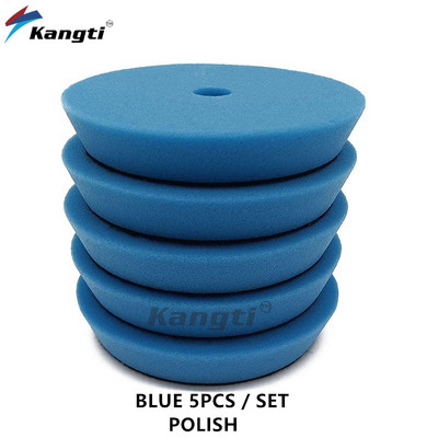 Disc de lustruit pentru mașină, 5 inch, 125 mm, tampoane de lustruit pentru polisher DA, spumă, burete auto, lână, tampoane de lustruit pentru lustruire auto