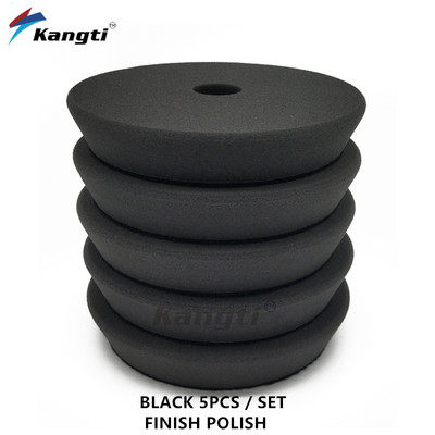 Disc de lustruit pentru mașină, 5 inch, 125 mm, tampoane de lustruit pentru polisher DA, spumă, burete auto, lână, tampoane de lustruit pentru lustruire auto