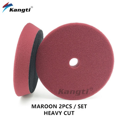 Disc de lustruit pentru mașină, 5 inch, 125 mm, tampoane de lustruit pentru polisher DA, spumă, burete auto, lână, tampoane de lustruit pentru lustruire auto