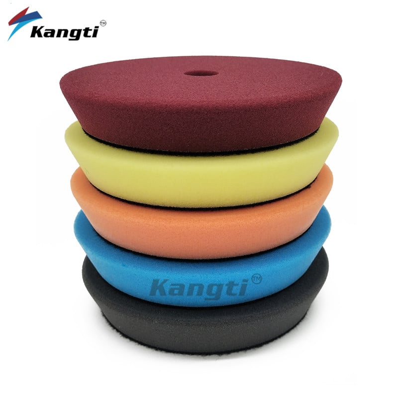Disc de lustruit pentru mașină, 5 inch, 125 mm, tampoane de lustruit pentru polisher DA, spumă, burete auto, lână, tampoane de lustruit pentru lustruire auto