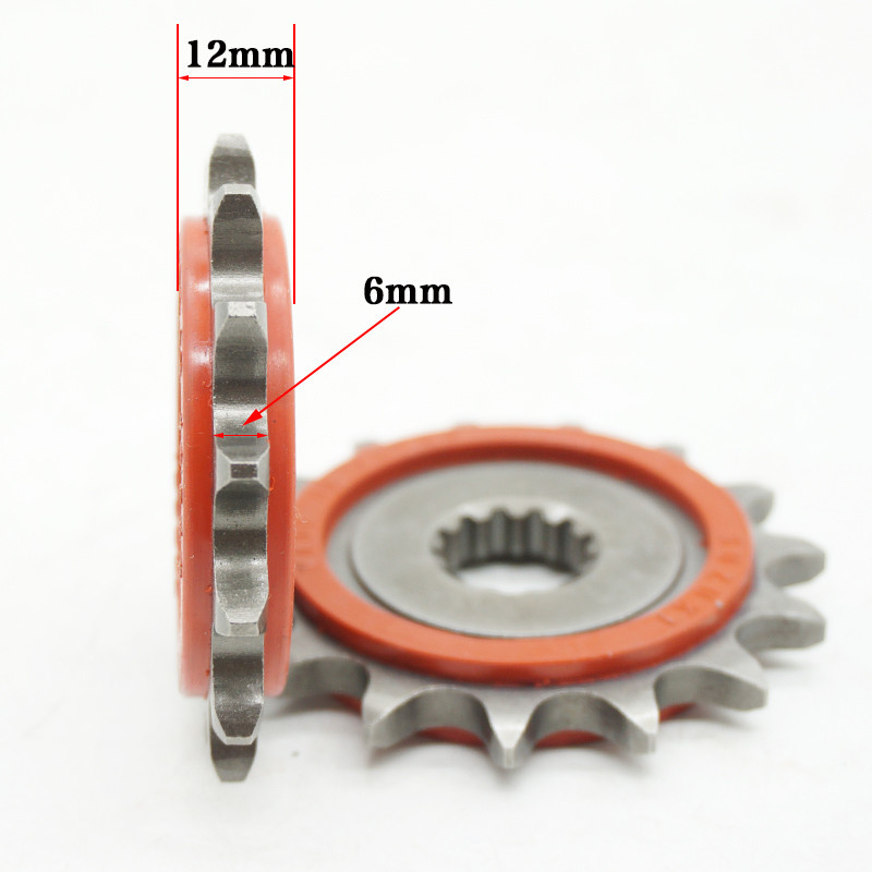Pinion pentru motociclete roată de antrenare a angrenajului mic pentru GW250 DL250 GSX250R 520-14T 15T