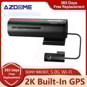 AZDOME 2K DVR auto încorporat GPS WiFi Cameră ascunsă față și spate Viziune nocturnă super 24 de ore Monitorizare parcare Înregistrare video