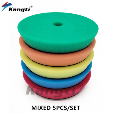 Disc de lustruire cu burete neted pentru reparații de îngrijire auto de 5/6 inci