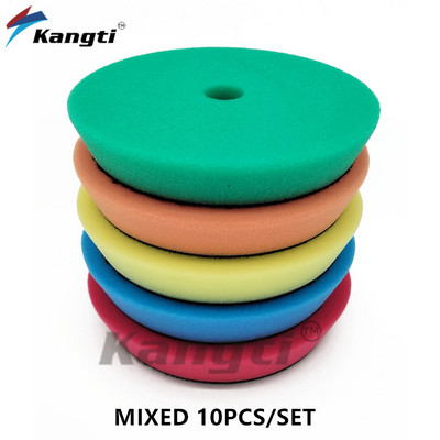 Disc de lustruire cu burete neted pentru reparații de îngrijire auto de 5/6 inci