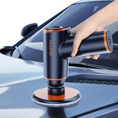 Bezvadu automašīnu pulēšanas mašīna 4000mAh bufera pulēšanas mašīna 2 ātrumu regulējams mini elektrisks bezvadu pulētājs Automātiskā vaskošanas pulēšana