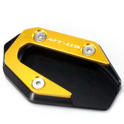 Állványhosszabbító lemez LOGO MT-03 motorkerékpár-támasztó oldalsó állványokkal Yamaha MT03 MT 03 2016 2017 2018 2019 2021-hez