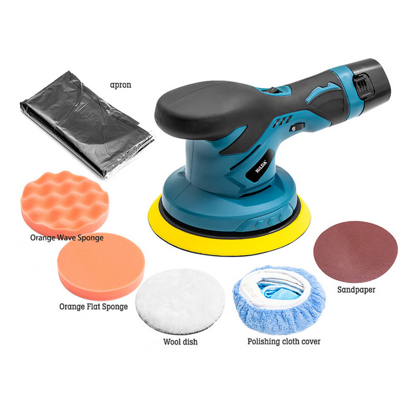 12V Juhtmeta autopoleerimismasin Liitiumaku Juhtmevaba Auto Ilu vahatamine Auto Värvihooldus Mööbli poleerimismasin Autopesu