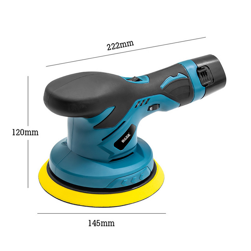 12V Juhtmeta autopoleerimismasin Liitiumaku Juhtmevaba Auto Ilu vahatamine Auto Värvihooldus Mööbli poleerimismasin Autopesu