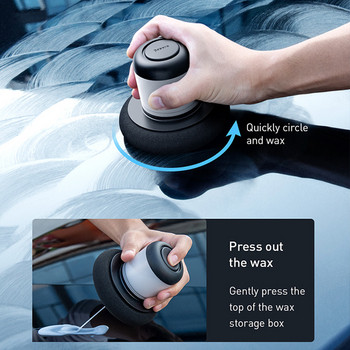 Car Polisher Scratch Repair Manual Polishing Machine With 100ml Wax For Care Paint Care Clean Waxing Tool Accessories