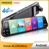 Cameră retrovizoare 4G de 10 inci Înregistrare automată Android Oglindă 1080P FHD WiGi GPS Dash Cam Oglindă Dvr Android 8.1 Dropshipping