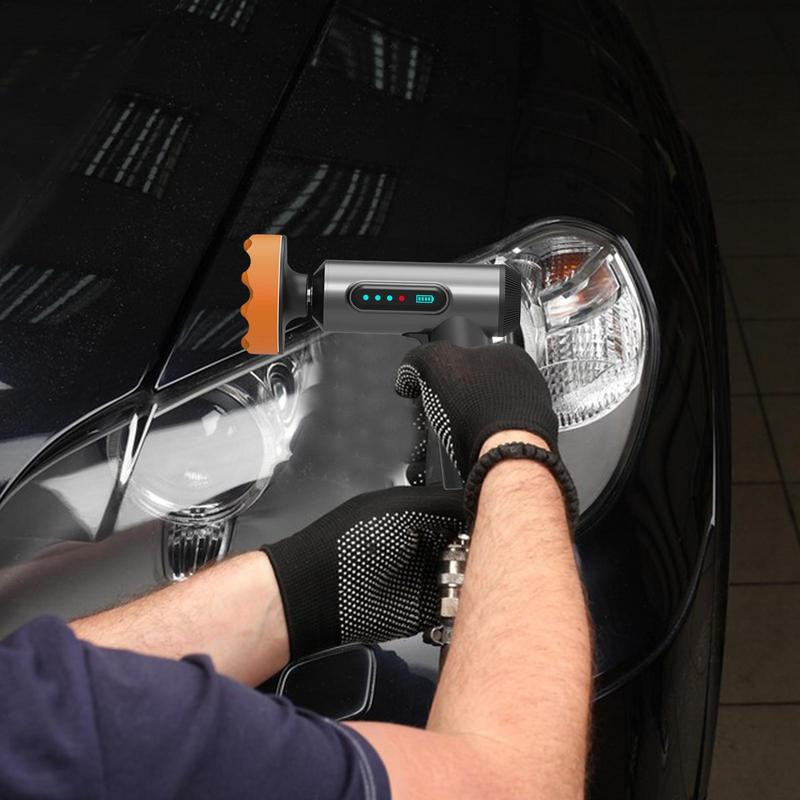 Slefuitor de mașini fără fir, portabil și ușor, fără fir, pentru șlefuire tampon pentru mașină, Kit de șlefuitor de tampon pentru mașină